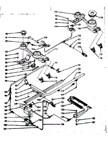 Burner Section parts for Kenmore Range 103.7147021 (1037147021, 103 7147021) from AppliancePartsPros.com