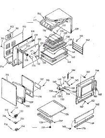 Lower Body Section parts for Kenmore Range 103.9767100 (1039767100, 103 9767100) from AppliancePartsPros.com