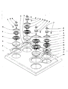 Main Top Section parts for Kenmore Range 101.918580 (101918580, 101 918580) from AppliancePartsPros.com