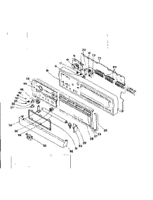 Control Panel parts for Kenmore Range 101.918580 (101918580, 101 918580) from AppliancePartsPros.com