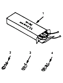 Wire Harness And Components parts for Kenmore Range 911.4688610 (9114688610, 911 4688610) from AppliancePartsPros.com