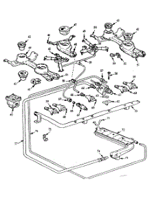Burner Section parts for Kenmore Range 103.7176334 (1037176334, 103 7176334) from AppliancePartsPros.com