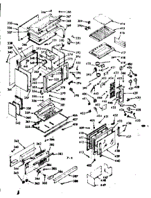 Upper Body Section parts for Kenmore Range 103.7857040 (1037857040, 103 7857040) from AppliancePartsPros.com