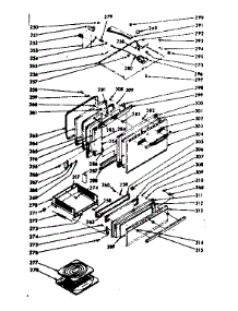 Oven & Broiler Doors & Locking System parts for Kenmore Range 103.7857040 (1037857040, 103 7857040) from AppliancePartsPros.com