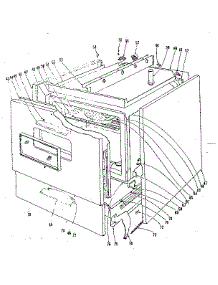 Body Section parts for Kenmore Range 101.933621 (101933621, 101 933621) from AppliancePartsPros.com