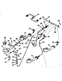 Top Burner Section parts for Kenmore Range 103.7737340 (1037737340, 103 7737340) from AppliancePartsPros.com