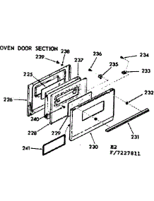 Main Top Section parts for Kenmore Range 911.7227811 (9117227811, 911 7227811) from AppliancePartsPros.com