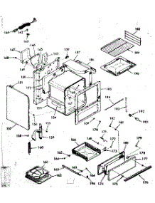 Body Section parts for Kenmore Range 911.7227811 (9117227811, 911 7227811) from AppliancePartsPros.com