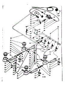 Burner Section parts for Kenmore Range 103.7706860 (1037706860, 103 7706860) from AppliancePartsPros.com