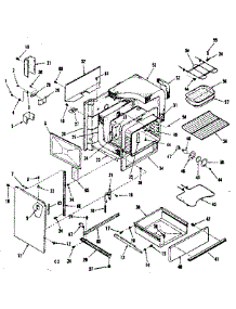 Lower Body Section parts for Kenmore Range 911.9858510 (9119858510, 911 9858510) from AppliancePartsPros.com