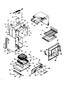 Lower Body Section parts for Kenmore Range 103.7827361 (1037827361, 103 7827361) from AppliancePartsPros.com