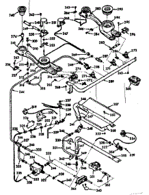 Burner Section parts for Kenmore Range 103.7477260 (1037477260, 103 7477260) from AppliancePartsPros.com