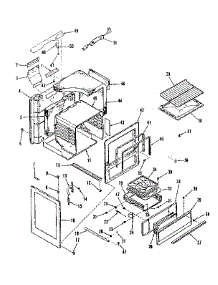 Body Section parts for Kenmore Range 911.7138710 (9117138710, 911 7138710) from AppliancePartsPros.com