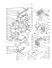 Upper Body Section parts for Kenmore Range 103.9727021 (1039727021, 103 9727021) from AppliancePartsPros.com