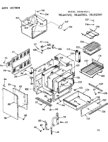 Body Section parts for Kenmore Range 103.6417612 (1036417612, 103 6417612) from AppliancePartsPros.com