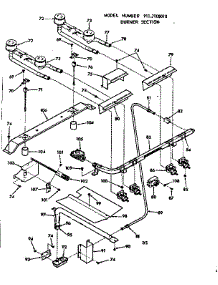 Burner Section parts for Kenmore Range 911.7108010 (9117108010, 911 7108010) from AppliancePartsPros.com
