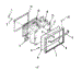 Oven Door Section (Model 911.6428412)