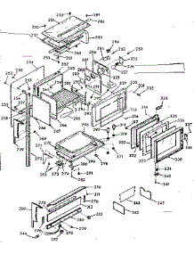 Upper Body Section parts for Kenmore Range 103.9857140 (1039857140, 103 9857140) from AppliancePartsPros.com