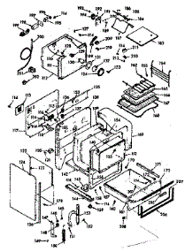Lower Body Section parts for Kenmore Range 103.9877223 (1039877223, 103 9877223) from AppliancePartsPros.com