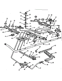 Burner Section parts for Kenmore Range 103.736628 (103736628, 103 736628) from AppliancePartsPros.com