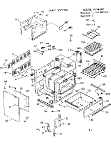Body Section parts for Kenmore Range 103.6417611 (1036417611, 103 6417611) from AppliancePartsPros.com