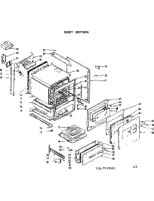 Body Section parts for Kenmore Range 119.7237810 (1197237810, 119 7237810) from AppliancePartsPros.com