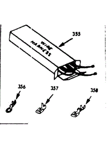 Wire Harnesses And Components parts for Kenmore Range 103.9337362 (1039337362, 103 9337362) from AppliancePartsPros.com