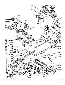 Burner Section parts for Kenmore Range 103.7446840 (1037446840, 103 7446840) from AppliancePartsPros.com