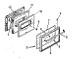 Oven Door (For Model 911.4638710, .4638711, .4638790)
