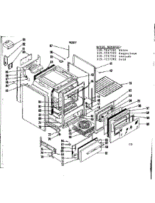 Body parts for Kenmore Range 119.7217342 (1197217342, 119 7217342) from AppliancePartsPros.com