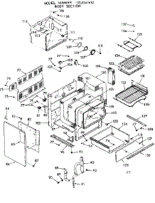 Body Section parts for Kenmore Range 103.9347612 (1039347612, 103 9347612) from AppliancePartsPros.com