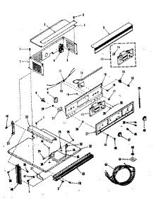 Control Panel Section parts for Kenmore Range 227.4238591 (2274238591, 227 4238591) from AppliancePartsPros.com