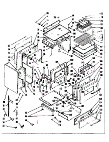 Body Section parts for Kenmore Range 103.9346603 (1039346603, 103 9346603) from AppliancePartsPros.com