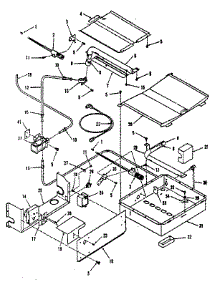 Broiler & Oven Burner Section parts for Kenmore Range 911.7318810 (9117318810, 911 7318810) from AppliancePartsPros.com