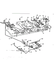 Burner Section parts for Kenmore Range 103.780611 (103780611, 103 780611) from AppliancePartsPros.com
