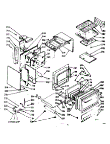 Lower Oven Section parts for Kenmore Range 103.7886960 (1037886960, 103 7886960) from AppliancePartsPros.com