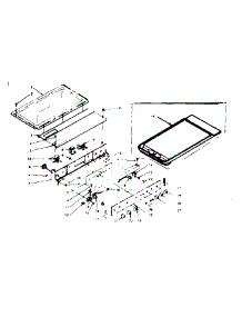 Control Section parts for Kenmore Range 103.7886960 (1037886960, 103 7886960) from AppliancePartsPros.com