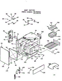 Body Section parts for Kenmore Range 911.9307811 (9119307811, 911 9307811) from AppliancePartsPros.com