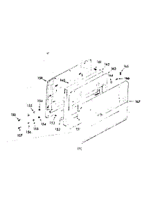 Visi-Bake Upper Oven And Lower Broiler Door parts for Kenmore Range 103.3247810 (1033247810, 103 3247810) from AppliancePartsPros.com