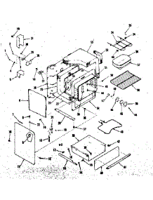 Body Section parts for Kenmore Range 911.6408610 (9116408610, 911 6408610) from AppliancePartsPros.com
