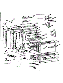 Lower Oven Body Section parts for Kenmore Range 103.7884814 (1037884814, 103 7884814) from AppliancePartsPros.com