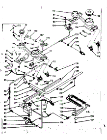 Burner Section parts for Kenmore Range 103.7177000 (1037177000, 103 7177000) from AppliancePartsPros.com
