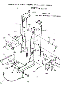 Door Catch Section parts for Kenmore Range 103.9887916 (1039887916, 103 9887916) from AppliancePartsPros.com