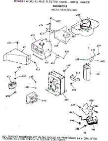 Magnetron Section parts for Kenmore Range 103.9887916 (1039887916, 103 9887916) from AppliancePartsPros.com