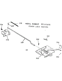 Power Lock Section parts for Kenmore Range 911.9378010 (9119378010, 911 9378010) from AppliancePartsPros.com