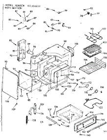 Body Section parts for Kenmore Range 911.9378010 (9119378010, 911 9378010) from AppliancePartsPros.com