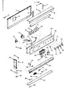 Control Panel parts for Kenmore Range 103.9347001 (1039347001, 103 9347001) from AppliancePartsPros.com