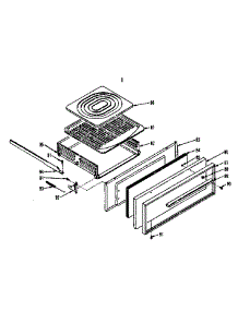Broiler Section parts for Kenmore Range 119.7478010 (1197478010, 119 7478010) from AppliancePartsPros.com