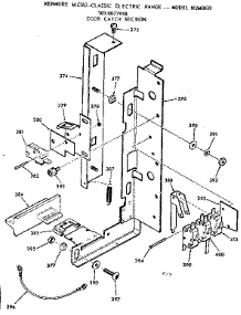 Door Catch Section parts for Kenmore Range 103.9877916 (1039877916, 103 9877916) from AppliancePartsPros.com