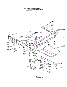Oven And Top Burner Parts parts for Kenmore Range 119.7108310 (1197108310, 119 7108310) from AppliancePartsPros.com